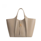 Malia Taupe Recycled Vegan Tote Bag