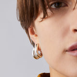 Florence Earrings, Silver