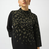 Jacquard Animal Print Sweater