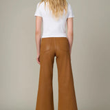 The Mia Wide Leg Ankle Coated
