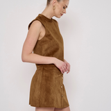 Hugo Faux Suede Short Skirt