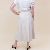 Striped Knit Puff Sleeve Top