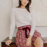 Sarafina Pointelle Knit