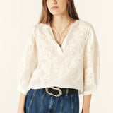 Gabby Embroidered Top