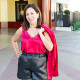 Red Lace Tank