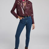 Cosita Vegan Leather Moto Jacket