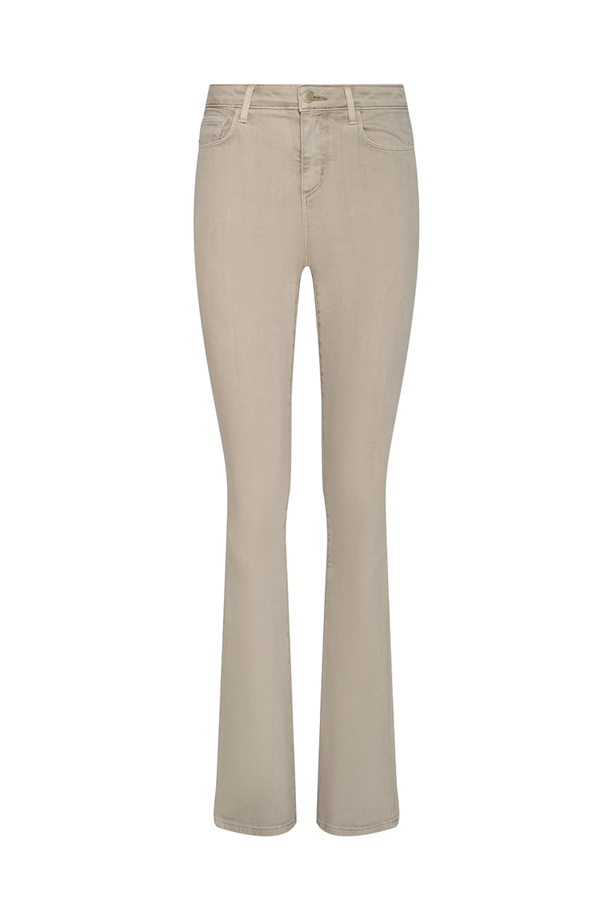 Beige pants on a white background