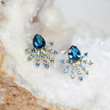 Crystaline Earrings - Paraiba