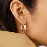 Puffy U-Link Earrings