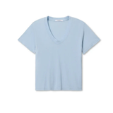blue tshirt on white background 