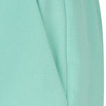 Close-up of light blue fabric texture