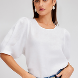 Poof Blouse - White