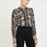 Riley Top in Zebra Fern