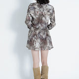 Kylie Print Mini Dress