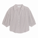 Striped shirt on a white background