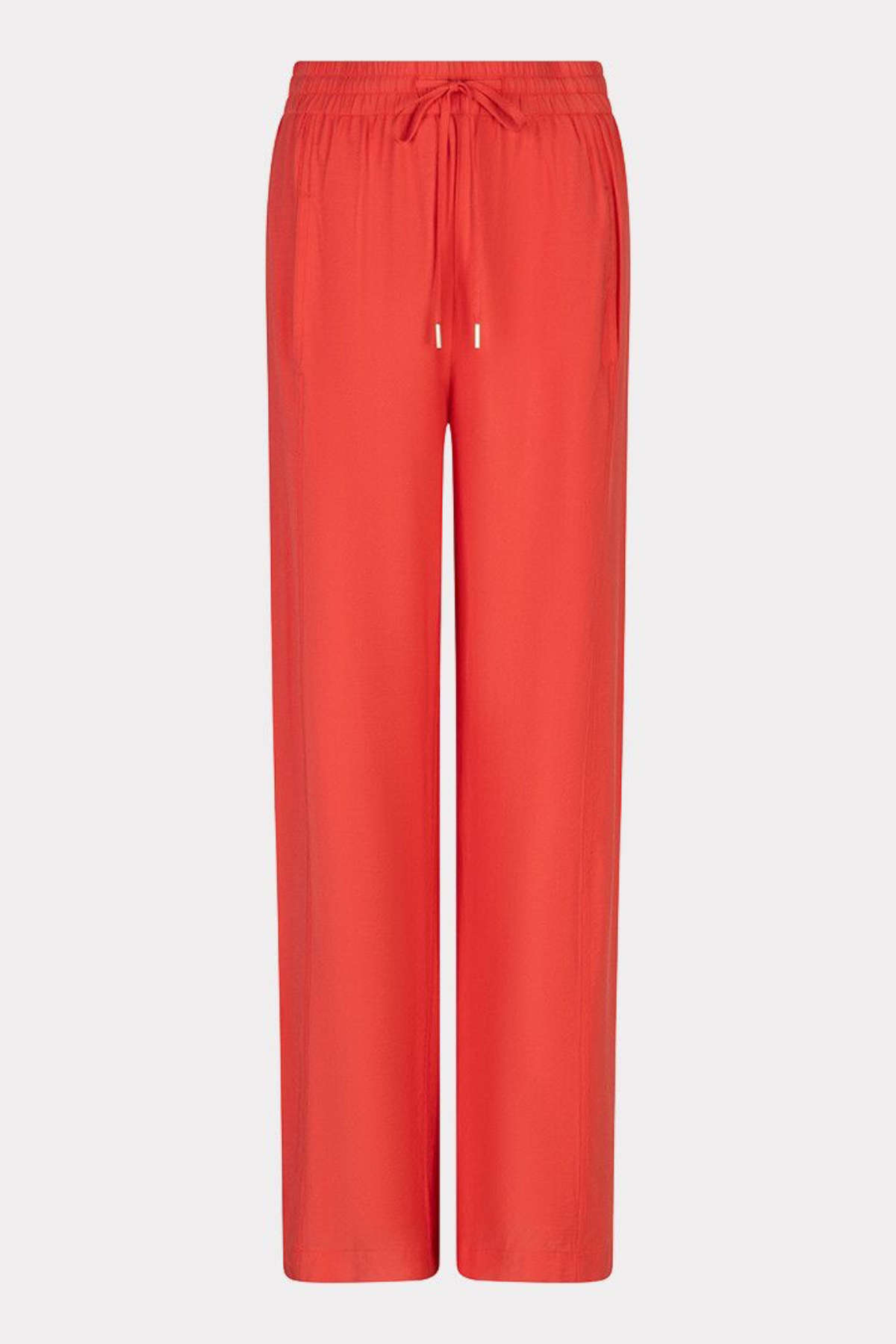 Red pants on a light gray background