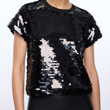 Kai Paillette Sequin Top