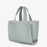 Light gray tote bag on a white background