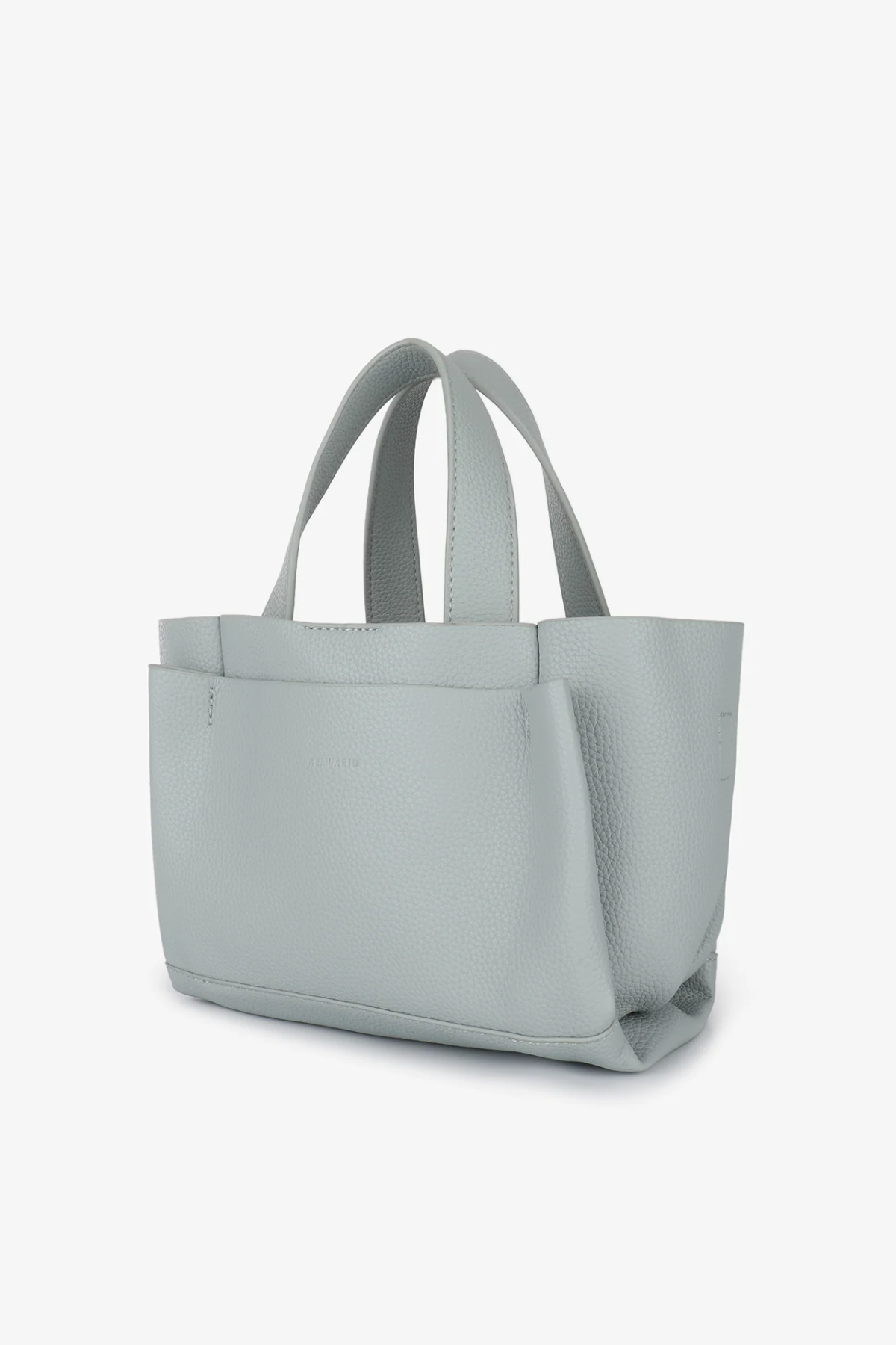 Light gray tote bag on a white background