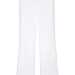 White jeans on a white background