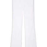 White jeans on a white background