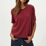 Nina Crew Neck Short Sleeve Tee