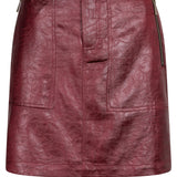 Crinkle Metallic Skirt