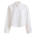 White shirt on a white background