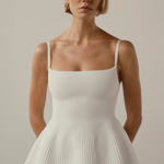 ribbed white peplum top no woman on white background 