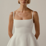 ribbed white peplum top no woman on white background 