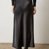 Satin Bias Maxi Skirt