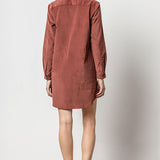 Corduroy Shirt Dress