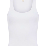 white tank top on white background 