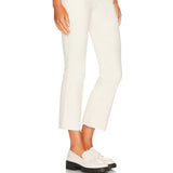 Tailored trousers with a straight-leg silhouette in a neutral tone