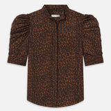 THE GILLIAN BLOUSE - Leopard