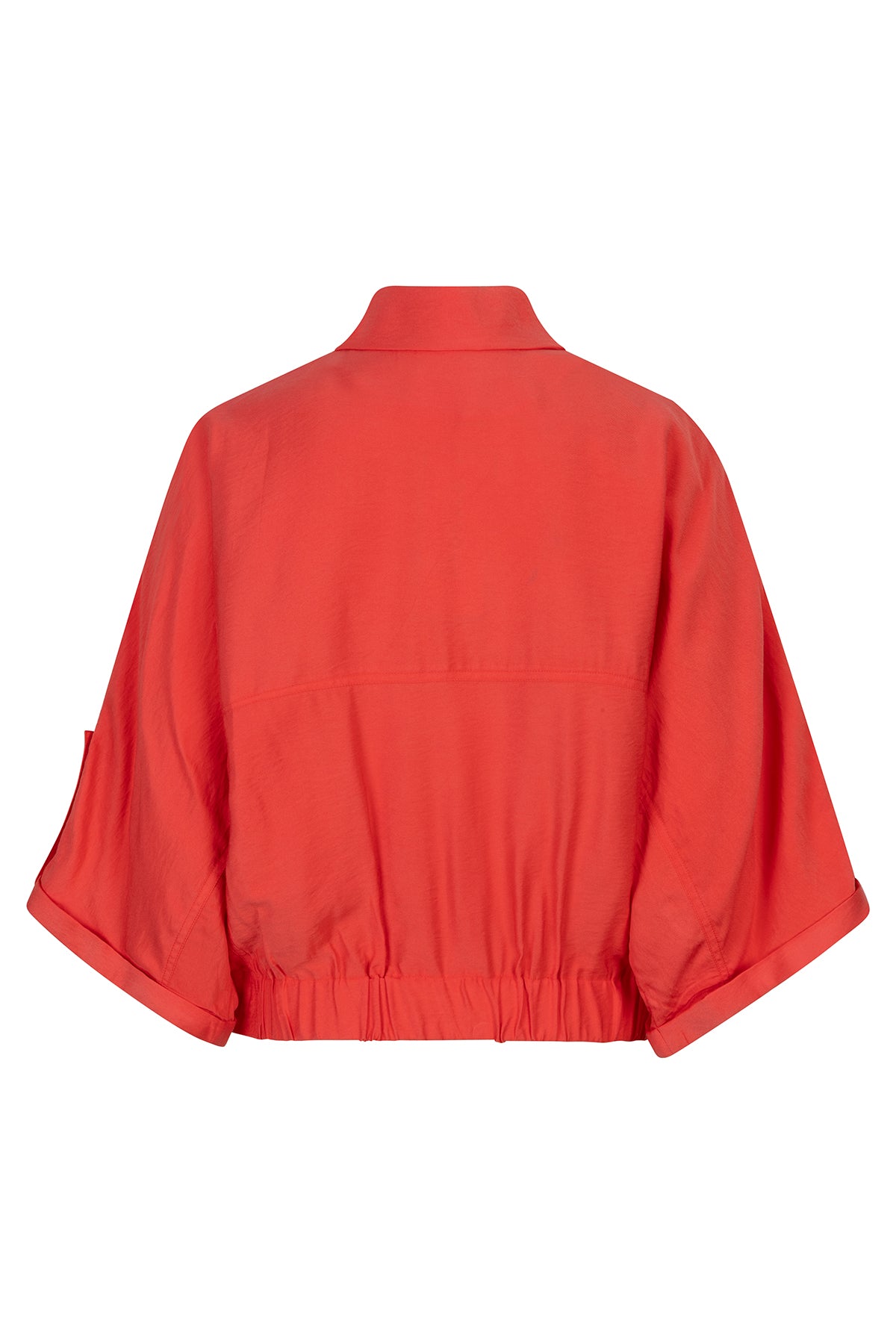 Red jacket on a white background