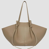 Minimalist Solid Color Large Capacity Tote Bag