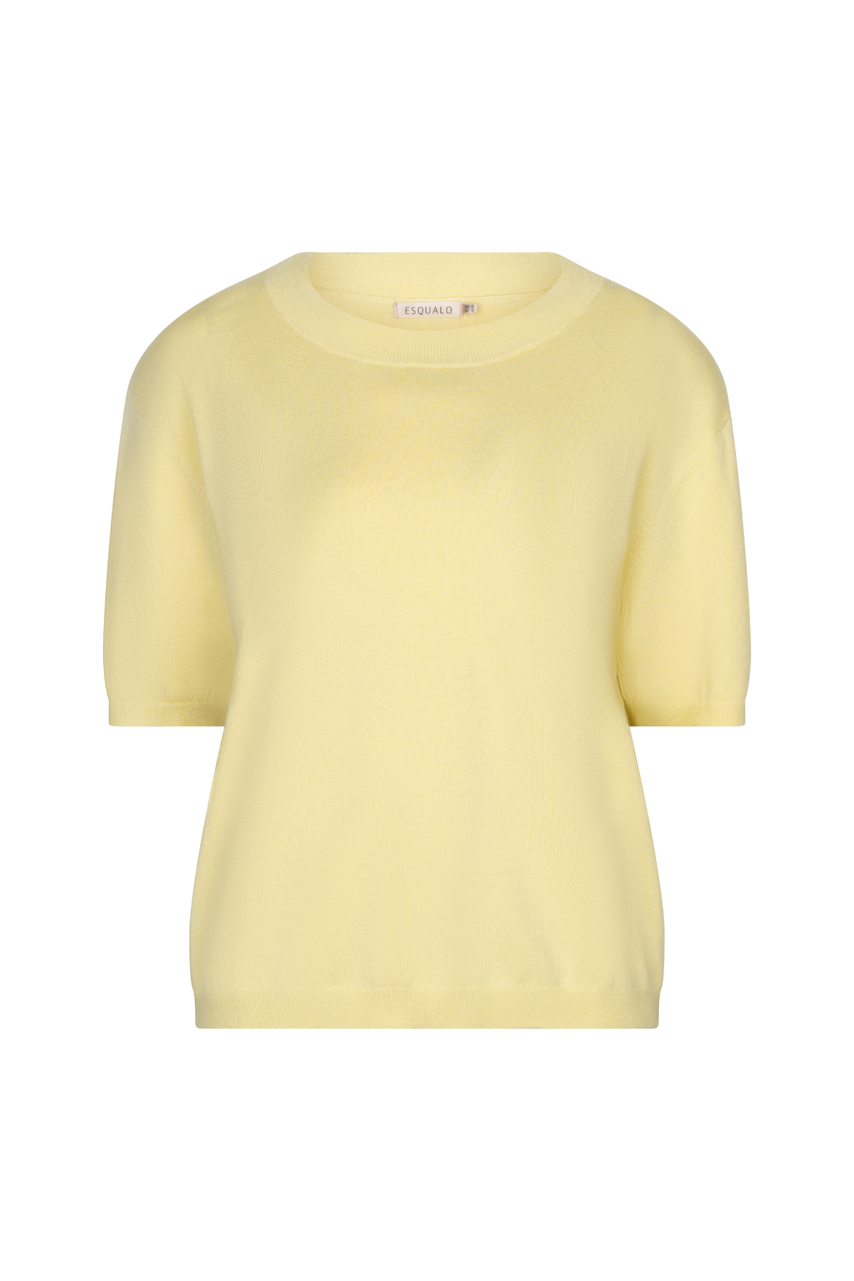 yellow sweater on white background 
