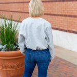 Soft bubble-style bomber jacket with front pockets