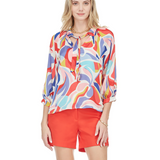 Abstract Swirl Top