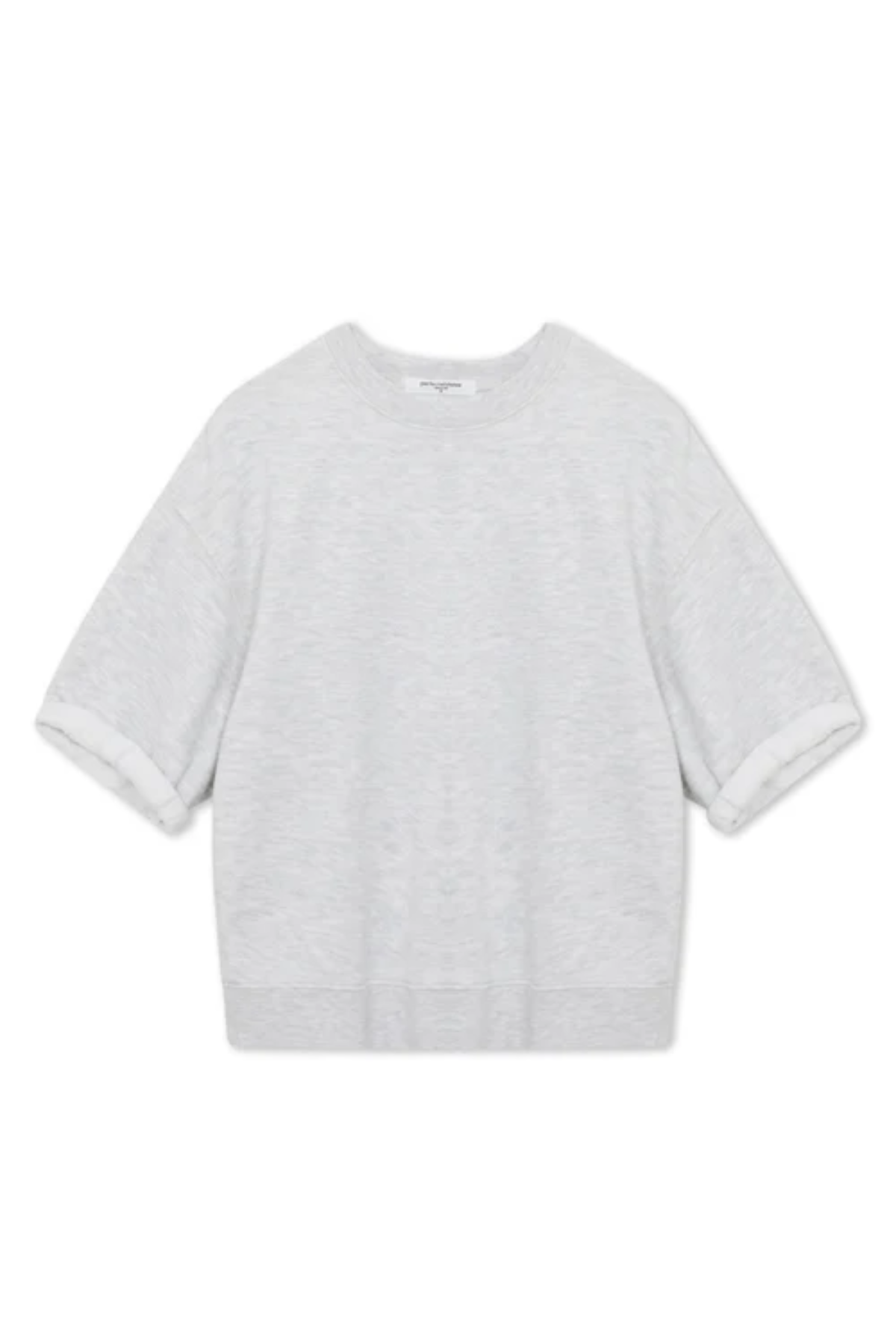 Light gray t-shirt on a white background