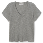 Gray t-shirt on a white background