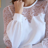 Adele Lace Combo Top