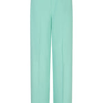 Mint green pants on a white background