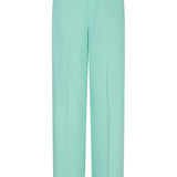 Mint green pants on a white background