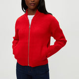 Lidia Cropped Bomber Jacket