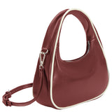 Sarita Burgundy Vegan Top Handle Bag