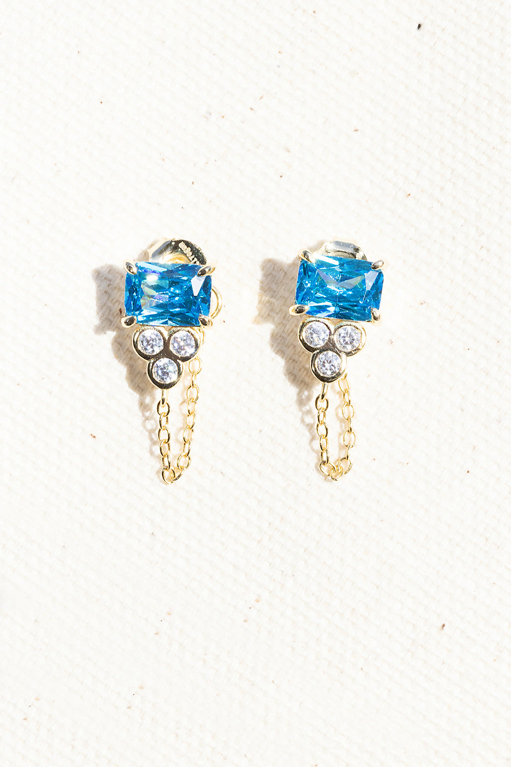 Shiva Earrings - Aquamarine