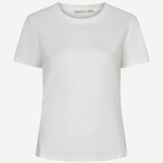 A white short-sleeve crewneck t-shirt by Enigma Style, shown on a clean white background.