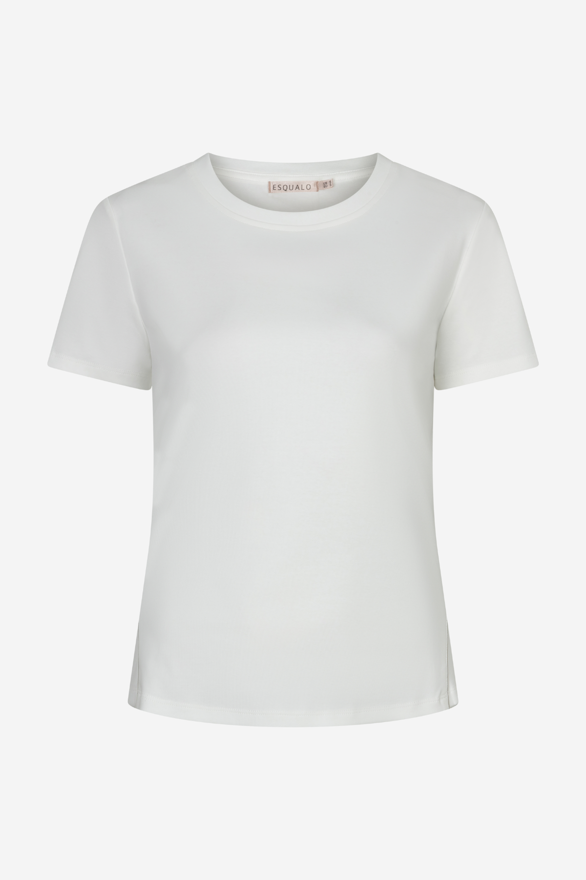A white short-sleeve crewneck t-shirt by Enigma Style, shown on a clean white background.